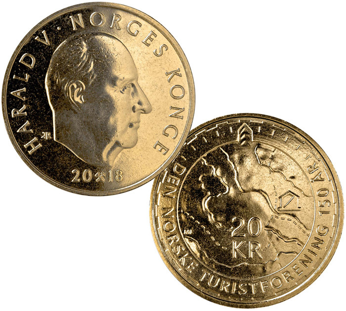 Valør: 20 kr - Norge - Årstall: 2018