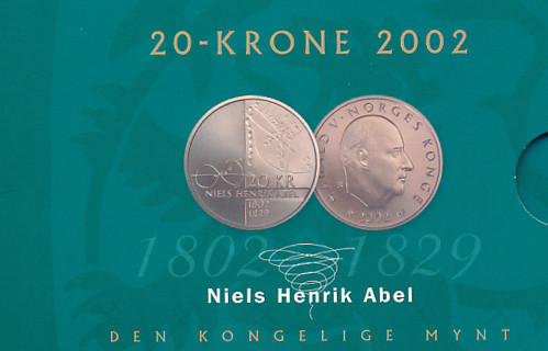 20 Kr 2002 Niels Henrik Abel