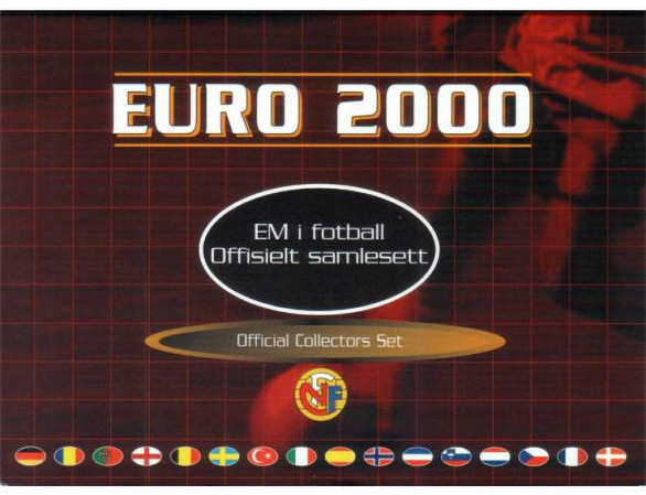Em i fotball år 2000 myntsett