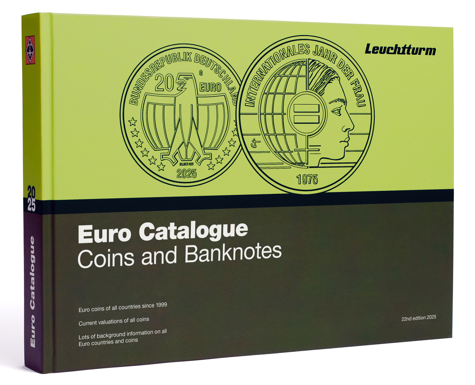 Leuchtturm katalog over Euro mynter og sedler 1999 - 2025