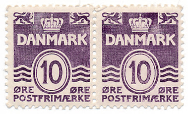 Danmark 10 øre utgitt 1938