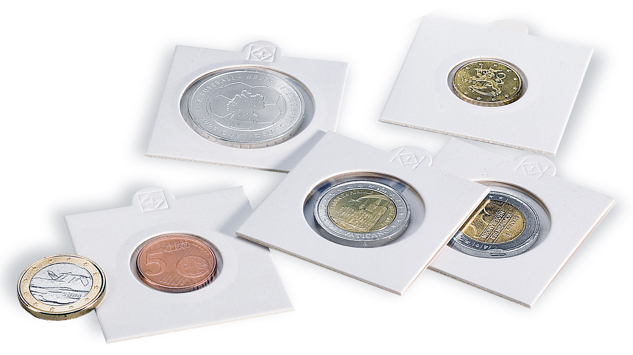 Leuchtturm Matrix 100 stk myntrammer 37,5mm