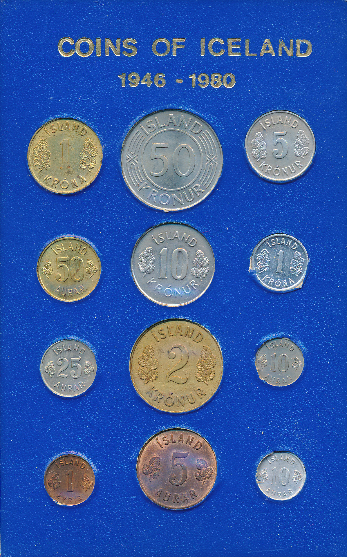 Coins of Iceland 1946 - 1980