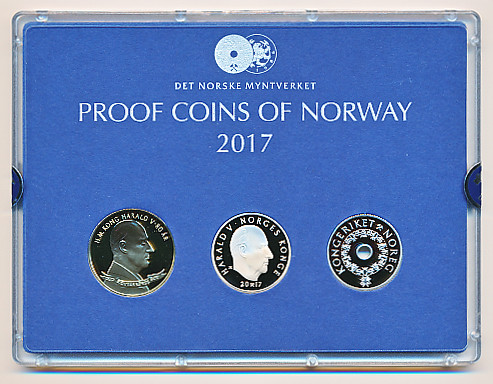Myntsett proof - Norge - Årstall 2017