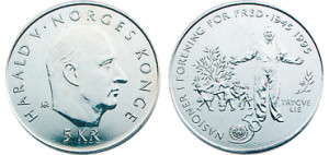 5 Kr 1995 FN 1945 til 1995