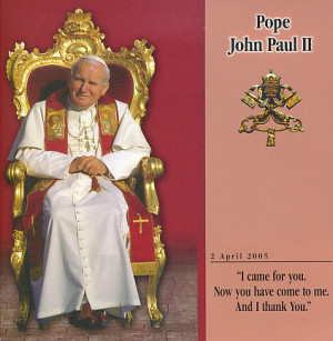 Pave John Paul II 5 stk mynter
