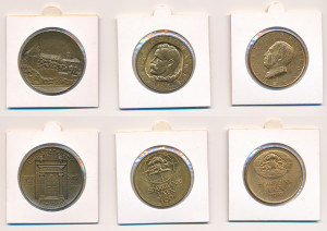 3 stk Sparebank medaljer