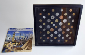 World coin collection 50 mynter fra 50 land
