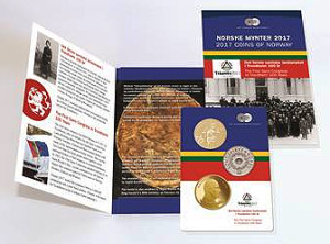 Myntsett souvenir / modern - Norge - Årstall 2017
