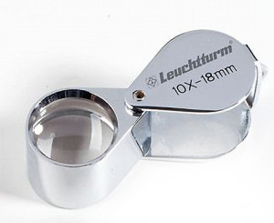 Presisjonslupe med 10x forstørrelse