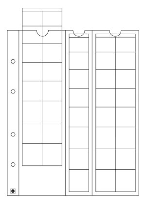 Leuchtturm Optima blad for mynter