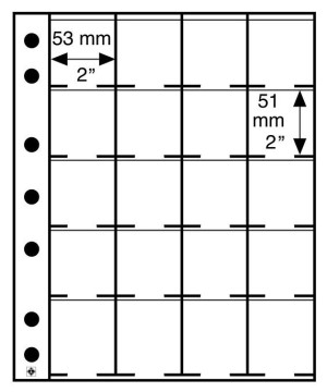 Leuchtturm Grande blad for mynter