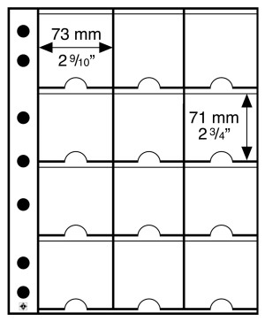 Leuchtturm Grande blad for mynter