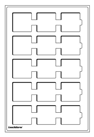 Leuchtturm TAB myntskuff i blå farge