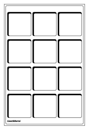 Leuchtturm TAB myntskuff i blå farge