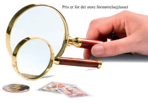 ROSEWOOD lupe med håndtak 2x